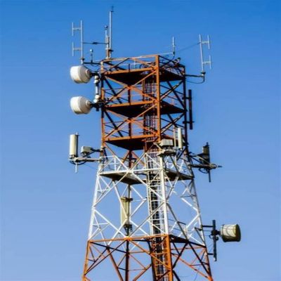 การกระชับเหล็ก 4 ขา แอนเทนน่าทาวเวอร์ Hot Dip 70m 75m 80m