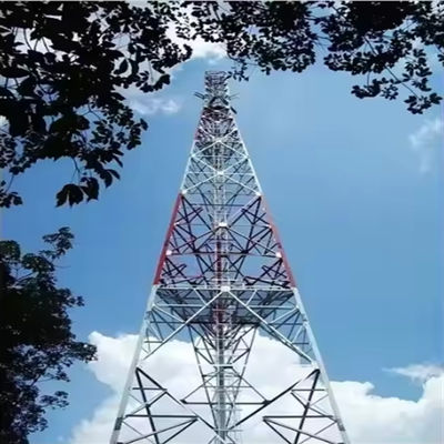 25m 30m 35m 45m 60m RDS สแตนเลส สื่อสารหอคอยมุมเหล็ก SST 3 ขาหอคอย