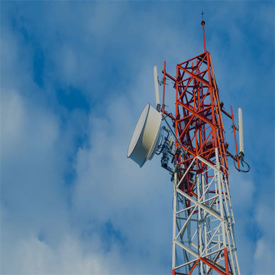 สายไร้สาย 5G แอนเทนน่า ทาวเวอร์ 4 ขา มุมเหล็ก เหล็ก ทาวเวอร์อัตโนมัติสนับสนุน
