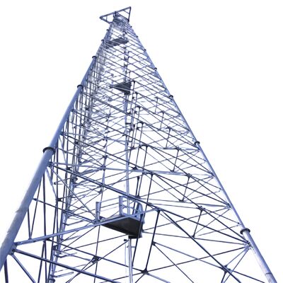 ภารกิจเบา 45 เมตร 3 ขา หลอดเซลล์ไมโครเวฟกลานไซน ISP Pylon Antenna 5g Pole 3 ขา Lattice Steel Tower