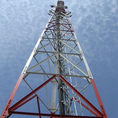 Galvanizing Angle Steel 3-Legged Telecommunication GSM Radio Lattice Communication Self Support Tower