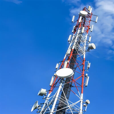 15 23 31M การบํารุงรักษาที่ต่ํา 3 ขา สแตนเลสท่อเหล็กเหล็กเหล็กกระดาษกลางแจ้ง 5G 4G Wifi ทาวเวอร์โทรคมนาคมชนบท