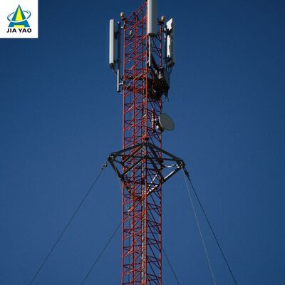 48 52M Guyed Wire Tower ที่เป็นมิตรกับงบประมาณสำหรับโครงการส่งสัญญาณออกอากาศ