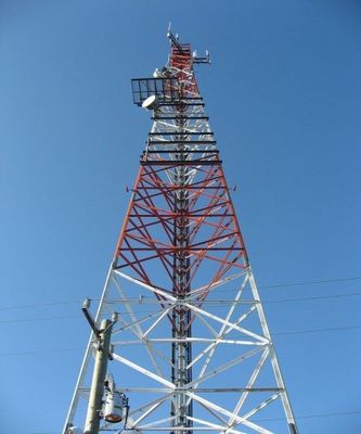 30 40 50 เมตร สายวิทยุ 3 ขา ทาวเวอร์เหล็กมุม 5G เครือข่าย สายวิทยุไมโครเวฟ