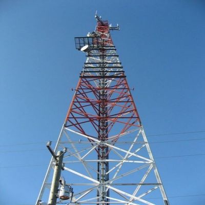 โครงสร้างกรอบ โบลท์บันได 4 ขา Tower Gratice ความสูง 5-200M