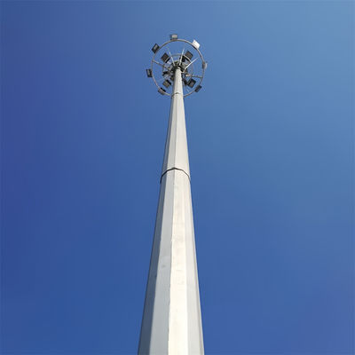 การสื่อสาร 20 30 40 M อินเทนเนียที่รองรับตัวเอง มัสต 4G 5G Wifi Monopole หอโทรคมนาคม