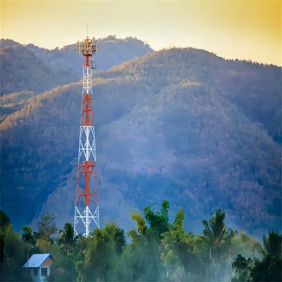 50 60 70 80 เมตร 3G 4G 5G แอนเทนน่ามาสต์ ที่พัก 4 ขา เครือข่ายที่รองรับตัวเอง สร้างจากเหล็ก