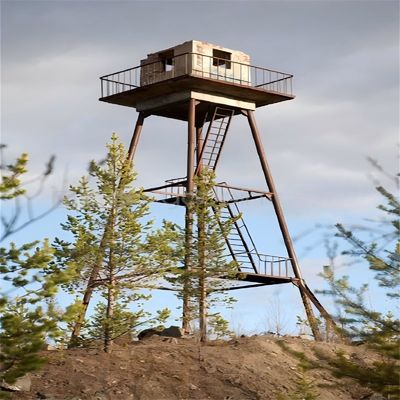 3m 5m 8m 10m 15m Hot Dip Galvanized Fire Tower ปรับปรุงตามความต้องการ สี่ขา สูง Tower การสังเกต