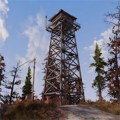 3m 5m 8m 10m 15m Hot Dip Galvanized Fire Tower ปรับปรุงตามความต้องการ สี่ขา สูง Tower การสังเกต