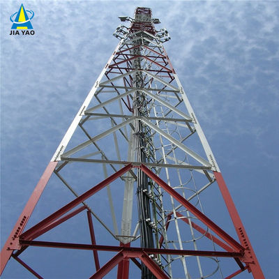 สามขาฟรียืน Lattice Tower มุม 60 องศา สแตนเลส โทรคมนาคม สแตนเลส Tower