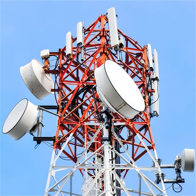 อินเทนเน่ที่รองรับตัวเอง หอคอย 4 ขา หอคอยกระดาษเหล็ก 20m - 55m 60m
