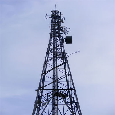 5-200M สแตนเลสมุมเหล็กสแตนเลส Lattice Tower ผู้ผลิต Lattice Telecom Tower