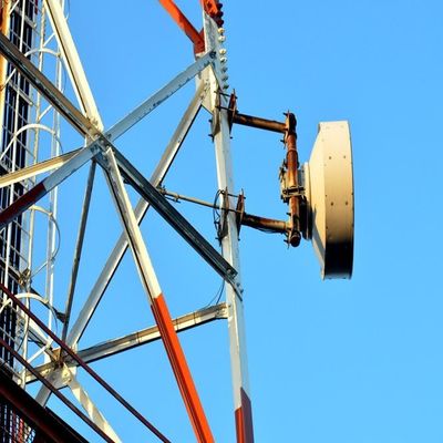 36m 4 Leg Steel Lattice Angle Mobile Communication Towers / ม้าแอนเทนนาที่รองรับตัวเอง