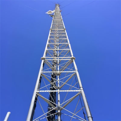 Hot Dip Galvanized Self-Supporting Three Legged Tower ท่อ Gsm แอนเทนนา ทาวเวอร์โทรคมนาคม