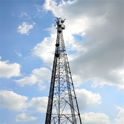 Hot Dip Galvanized Self-Supporting Three Legged Tower ท่อ Gsm แอนเทนนา ทาวเวอร์โทรคมนาคม