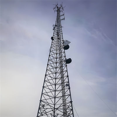 3 ขา ท่อกระตุ้นขึ้น อานเตนน่า ทาวเวอร์โทรคมนาคม ทาวเวอร์เหล็ก 50m 60m 65m