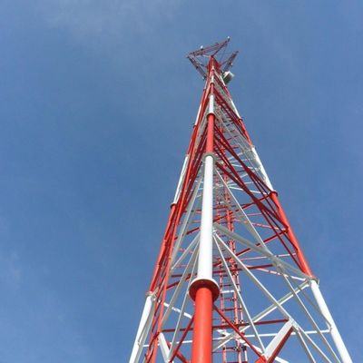 20m 25m - 60m 65m 3 ขา Tower ท่อโทรคมนาคม ท่อเหล็ก Tower