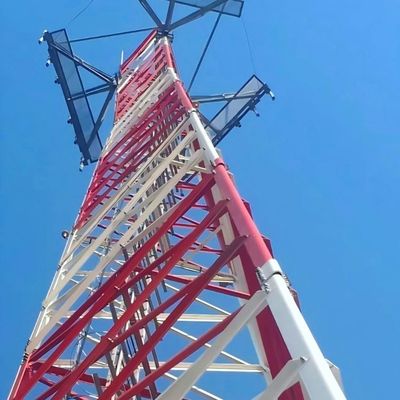 ราคาผู้ผลิต 2g 3g 4g 5g เครื่องโทรคมนาคมไร้สาย Gsm สัญญาณแอนเทนนา 3/4 ขา ทาวเวอร์เหล็กท่อ