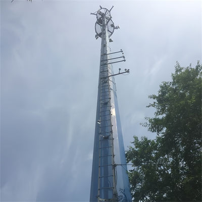 ราคาที่รองรับตัวเอง Wifi ระยะไกล โทรศัพท์มือถือ ระบบทํางาน ไมโครเวฟ แอนเทนน่า เหล็ก โมโนโปล์ ทาวเวอร์