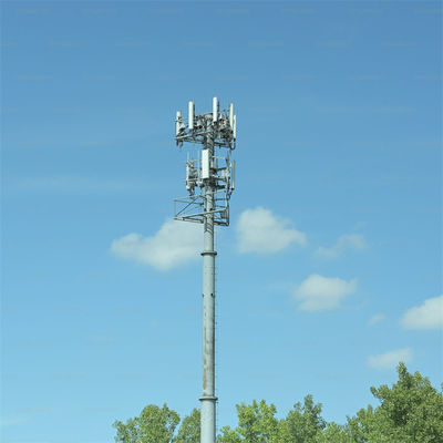 ISO 1461 ทนทาน แกลวนไซด์ Strapping Radio ป้องกัน Arc การปั่น Monopole แอนเทนนาหอคอย