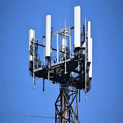 ISO 1461 ทนทาน แกลวนไซด์ Strapping Radio ป้องกัน Arc การปั่น Monopole แอนเทนนาหอคอย