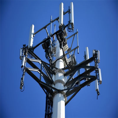 บริษัทโทรคมนาคมขนาดเล็กที่รองรับตัวเอง โซลล์แอนเทนนา พีลอน 5G เครือข่าย 20 ฟุต พลาตฟอร์มหลังคาบนหอคอย
