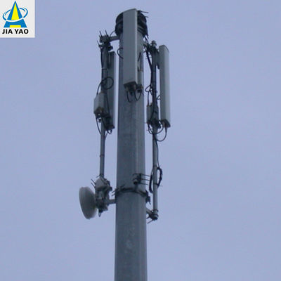 Hot Dip Galvanized Multifunction Monopole Tower 5g อินเตอร์เน็ต โทรศัพท์มือถือ สัญญาณการสื่อสาร