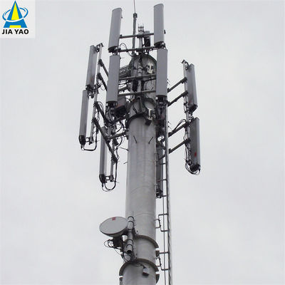 Hot Dip Galvanized Multifunction Monopole Tower 5g อินเตอร์เน็ต โทรศัพท์มือถือ สัญญาณการสื่อสาร
