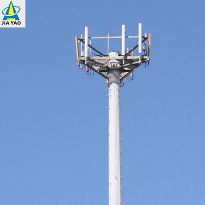Hot Dip Galvanized Multifunction Monopole Tower 5g อินเตอร์เน็ต โทรศัพท์มือถือ สัญญาณการสื่อสาร