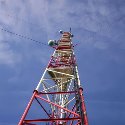 ท่อเหล็กไมโครเวฟ สายสื่อสารหอคอย 20- 80M 3 ขา