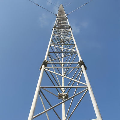 ท่อเหล็ก โทรคมนาคม สายใยต่อเติมสําหรับ 5G 4G 3G Mast Galvanized