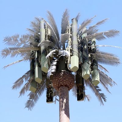 แกลนไซด์ GSM โทรศัพท์มือถือ บิโอนิค พาล์มทรี แอนเทนน่า ทาวเวอร์ ต้นเดียว 5g Tower Camouflage