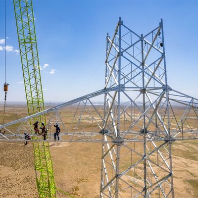 มุมเหล็ก โต๊ะไฟฟ้าความดันสูง ความเร็วลม 30-180 Km/H 132kv โต๊ะส่งไฟฟ้า