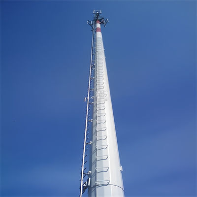 เซลล์แอนเทนนา โทรคมนาคม Hot Dip โมโนโปโลทาวเวอร์ 10 -60 M