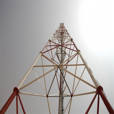 20m 25m - 60m 65m 3 ขา Tower ท่อโทรคมนาคม ท่อเหล็ก Tower