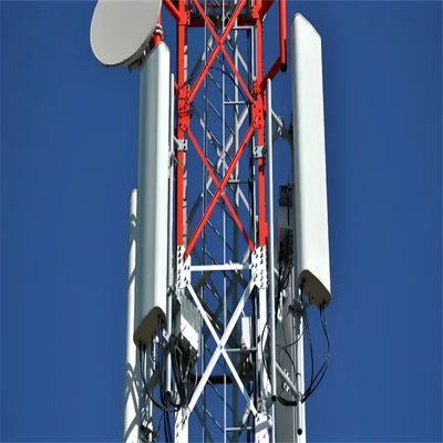 30m ตัวเองสนับสนุน Lattice Tower สําหรับการสื่อสาร GSM Tower ผลิตจากเหล็กมุม