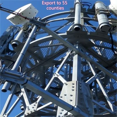 3 ขามุม ทาวเวอร์เหล็ก ทาวเวอร์สื่อสาร Q355 เหล็ก 28m เครือข่ายเคลื่อนที่ ทนลม ภูมิภาคชายฝั่ง