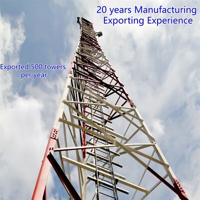 5 10 15 20 25 30 M สนับสนุนตนเองเหล็กกระปุกมุม 3 เท้าหอคอย