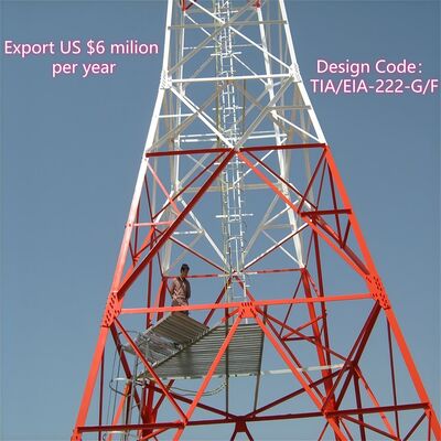 20 30 40M 4 ขา ลายเหล็กมุม ทนทาน 5G Wifi Cell Signal Booster หอคอยโทรคมนาคม