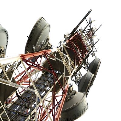 ทาวเวอร์เหล็กมุม 4 ขาที่ยั่งยืนที่มีลูกเล็บลูกเล็บและเครื่องล้างที่สอดคล้องกับมาตรฐาน ISO 898 และ DIN 7990 สําหรับความน่าเชื่อถือทางกล