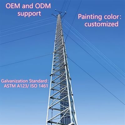 บ้านหลังไฟฟ้าแบบไกเวียร์ที่มีการออกแบบให้สอดคล้องกับมาตรฐาน ANSI/TIA-222-G-H-F และมาตรฐาน EN ของยุโรปสําหรับผลงานโครงสร้าง