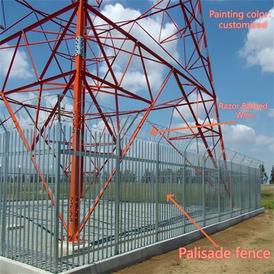 หัวหินสี่ขา Lattice Tower สําหรับโทรคมนาคมและแอนเทนนาการออกอากาศ