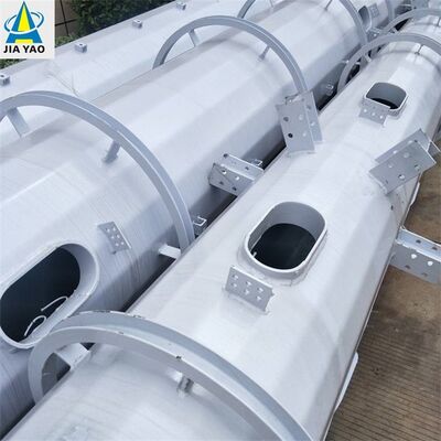 โมโนโปล์ทาวเวอร์ หอโทรคมนาคมแบบกระบอกกระชับที่สร้างจากเหล็กประเภท ASTM A36 และ ASTM A572 Gr50 เพื่อความทนทาน