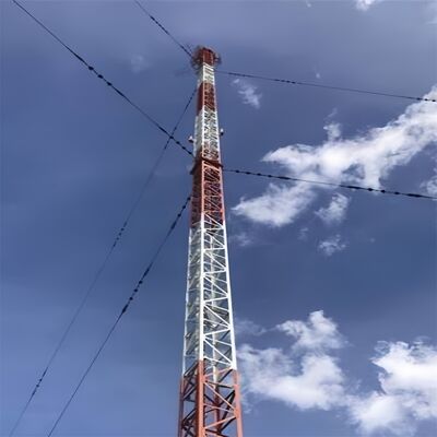 เสาทาวเวอร์แบบยึดโยงเกรดมารีนทนการกัดกร่อนขนาด 10-80 เมตร สำหรับแท่นขุดเจาะนอกชายฝั่งและการสื่อสารชายฝั่ง