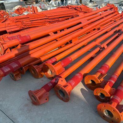 หอคอยเหล็กท่อ 3 ขา ขนาด 55 เมตร ทนทานต่อสภาพอากาศ มีความแข็งแรงทนทานต่อแรงกระแทกสูง สำหรับการติดตั้งโทรคมนาคม ไมโครเวฟ และระบบรักษาความปลอดภัย