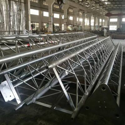 Wireless Communication Maintenance-Free Guyed Tower Pre-Galvanized Steel For Remote Rural Area