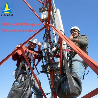 50M Hot Dip Galvanized Detachable 3 Legged Tower Cost Efficient For Mining Area Telecom