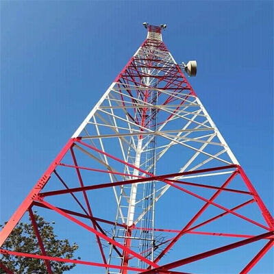Designed For 200 Kmh Wind Speed Three Legged Steel Tower Engineered To Withstand Extreme Weather Providing Durability Over 20 Years